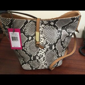 NWT Vince Camuto Reed Snakeskin Handbag